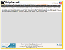 Tablet Screenshot of kellycreswell.com